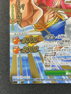 One Piece Miracle Battle Carddass Monkey D Luffy Winner Promo PAS 019 - Image 4