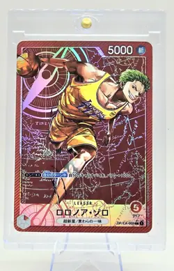 One Piece CCG Roronoa Zoro #OP/LA-002 Lakers Japanese Card - Image 1