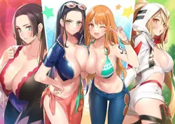 ONE PIECE knives out boa hancock nami nico robin Custom Gaming Mat Desk 1124 - Image 1