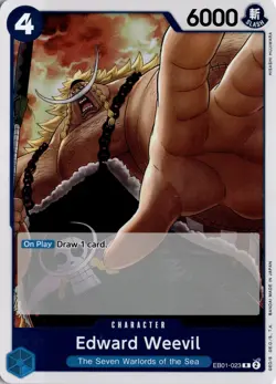 Edward Weevil R Extra Booster: Memorial Collection EB01-023 One Piece TCG - Image 1