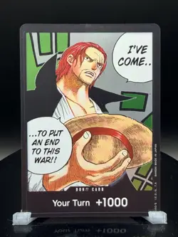 Shanks Don!! Card - OP02 Alt Art - Paramount War - One Piece TCG - Image 1