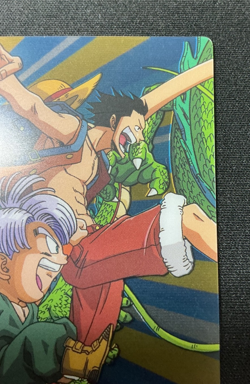 Dragon Ball x One Piece Jump Magazine 40th Anniversary Card Luffy Trunks - Image 3