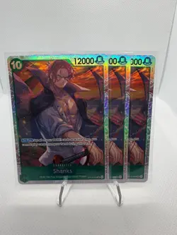 2x Shanks (028) OP13-028 Super Rare Carrying On His Will One Piece NM - Image 1