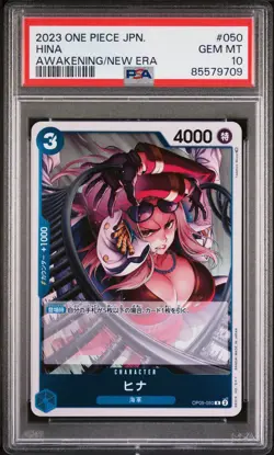 2023 ONE PIECE JAPANESE AWAKENING OF THE NEW ERA HINA #50 - PSA GEM MT 10 - Image 1