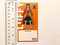 R256 Straw Hat Crew One Piece Film Z Message Cards Nami Nico Robin Luffy 4.5" - Image 3