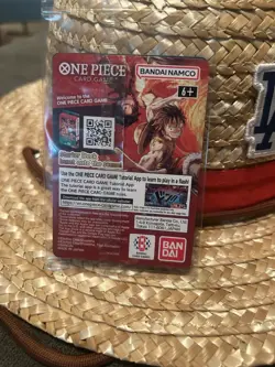 2026 Bondai Namco : One piece Monkey D luffy dodger card and sombrero - Image 3