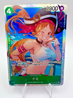 Nami (Alternate Art) OP14-031 The Azure Sea's Seven Foil One Piece (MINT) - Image 1