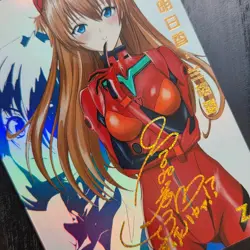 FANTASY SHRINE Neon Genesis Evangelion ASUKA LANGLEY SORYU Anime Card ZR109 - Image 4
