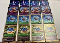 Disney Lorcana Foil Promo Lot of 16 NM 4x Elsa , Dash Parr, White Rabbit, Lenny - Image 1