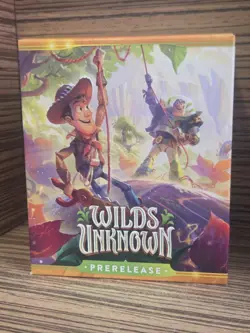 Disney Lorcana Wilds Unknown Prerelease Kit Sealed New TCG 6 Booster Packs - Image 1