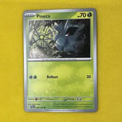 Pineco 004/193 Common Paldea Evolved 2023 Pokemon Card NM - Image 1