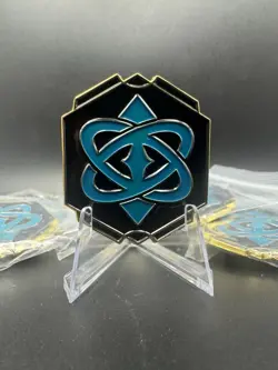 Disney Lorcana TCG Winterspell Sapphire Ink Symbol Promo Pin Badge - ONE PIN - Image 2