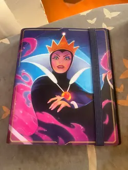 Disney Lorcana Villians Card Folder Binder Evil Queen - Image 1