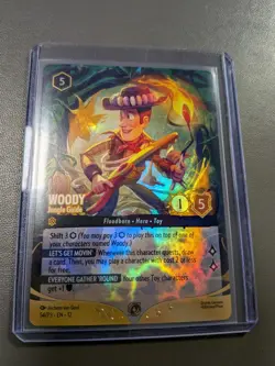 Lorcana Foil Woody - Jungle Guide Set Champs Top-8 Promo Wilds Unknown 54/P3 - Image 1