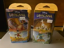 Set of 2 NEW Into the Inklands Starter Decks Disney Lorcana TCG Sealed - Image 1