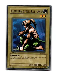 Kagemusha of the Blue Flame 1st Ed. Blue Eyes White Dragon LOB-028 2002 - Image 1