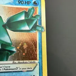 Pokemon TCG Regice Gold Star 90/92 Ex Legend Maker Played Condition - Image 3