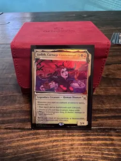 MTG Judith Carnage Connoisseur Commander Deck Demonic Tutor FOIL NM RARE - Image 1