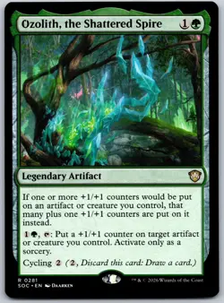 Ozolith, the Shattered Spire R Commander: Secrets of Strixhaven 281 NM - Image 1