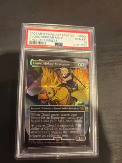 2025 MTG Final Fantasy EN #0564 Cloud, Midgar Merc Chocobo Bun. PSA10 QUICK SHIP - Image 1