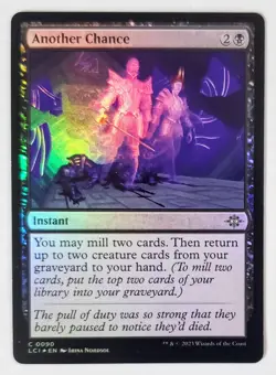 x1 ANOTHER CHANCE FOIL NM 090 LCI Lost Caverns of Ixalan MTG Magic The Gathering - Image 1