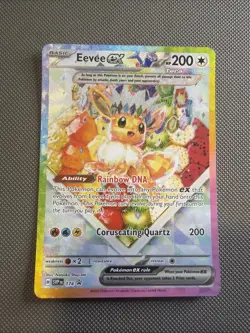 2025 Scarlet & Violet Promo Eevee EX Holo Black Star Promo #SVP EN 174 - Image 2