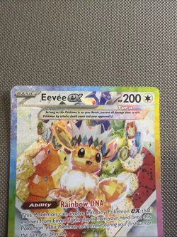 2025 Scarlet & Violet Promo Eevee EX Holo Black Star Promo #SVP EN 174 - Image 4