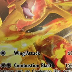 Pokemon Charizard EX XY121 Full Art Holo Promo Card XY Set 180 HP Wing Attack - Image 2