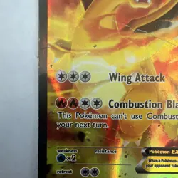 Pokemon Charizard EX XY121 Full Art Holo Promo Card XY Set 180 HP Wing Attack - Image 3