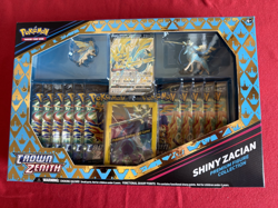 Pokemon Crown Zenith Shiny Zamazenta & Zacian Premium Figure Collection Boxes - Image 2