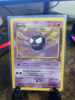 Pokemon TCG Gastly Fossil, Unlimited Uncommon Card 33/62 - Image 1