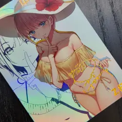 FANTASY SHRINE Quintessential Quintuplets ICHIKA NAKANO Bikini Anime Card ZR107 - Image 4
