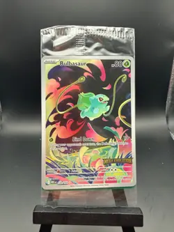 Bulbasaur Pokemon TCG Mega Evolution Stamped Promo 133/132 NM 🔥 SEALED in WRAP - Image 1