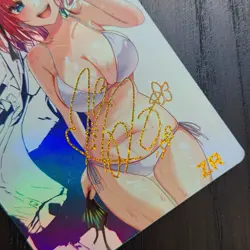 FANTASY SHRINE Quintessential Quintuplets NINO NAKANO Bikini Anime Card ZR106 - Image 3