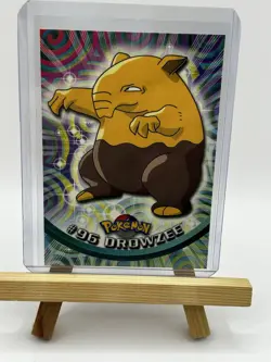 2000 Topps Pokemon TV Animation Series Blue Logo #96 Drowzee - Image 1