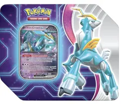 Pokemon TCG Paradox Destinies Iron Crown EX Tin Factory Sealed - Image 1