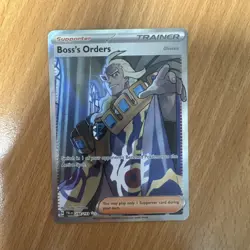 Boss’s Orders 248/193 Paldea Evolved Full Art Holo Pokemon TCG - Image 1