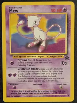 Pokemon TCG Mew Black Star Promo Card #8 - NM - Image 1