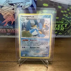 Pokemon TCG Swampert 9/106 Great Encounters 2008 English 130 HP Holo Rare - Image 1