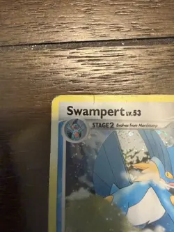 Pokemon TCG Swampert 9/106 Great Encounters 2008 English 130 HP Holo Rare - Image 5