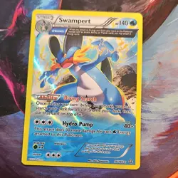 Pokemon TCG Swampert (Alpha) 36/160 Primal Clash Holo Rare Eng 2015 HP140 - Image 1