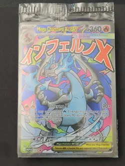 Mega Charizard X ex 023 Sealed Mega Attack Rare Black Star Promo UPC Pokemon TCG - Image 1