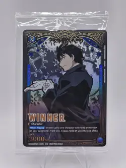 Bandai Namco Union Arena Roy Mustang Promo Holo Winner Pack UEPR/FMA-1-053 - Image 1