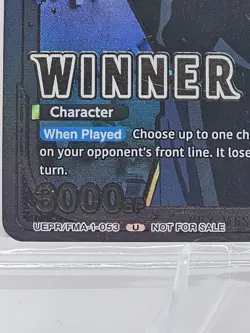 Bandai Namco Union Arena Roy Mustang Promo Holo Winner Pack UEPR/FMA-1-053 - Image 3