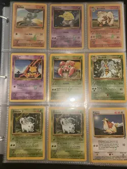 Pokemon Vintage Card Lot Base set 2 WOTC Era NM/LP Lot Of X6 - Image 1