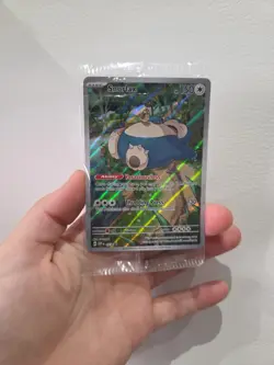 Snorlax SVP051 Sealed Scarlet Violet 151 Illustration Rare Promo Pokemon Card - Image 1