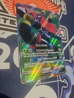 Pokemon TCG Tapu Bulu GX Burning Shadows 130/147 Holo Full Art Ultra Rare - Image 1