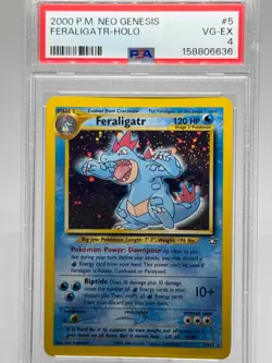2000 Pokemon Neo Genesis Feraligatr5/111 | PSA 4 - Image 1