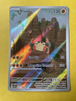Klawf 217/198 Sv01: Scarlet & Violet Base Set Holo Illustration Rare - Image 1
