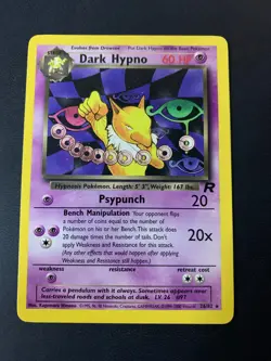 Pokemon TCG Dark Hypno 26/82 Team Rocket NM - Image 1